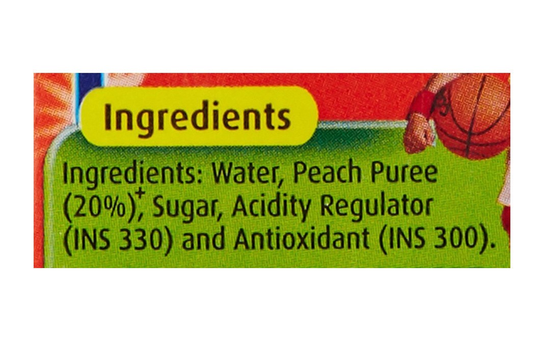 Real Fruit Power Peach   Tetra Pack  1 litre